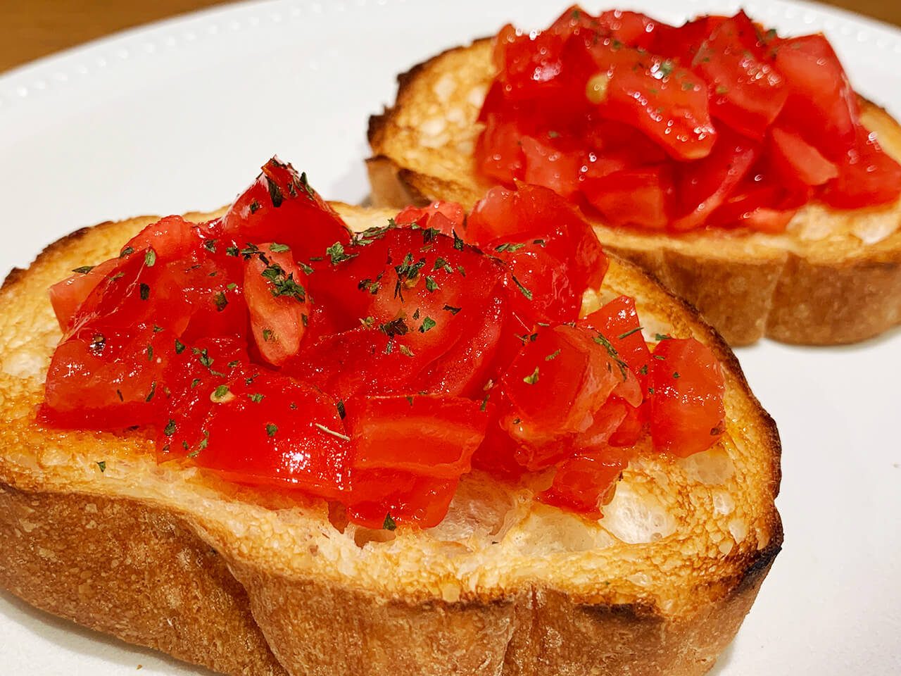 Tomato Bruschetta (2 pieces)